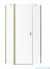 Radaway Nes Gold Ptj kabina pięciokątna 100x90cm lewa złoty połysk 10052000-09-01L/10052700-09-01